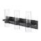 Z-Lite Lawson 3 Light Vanity, Matte Black & Clear 343-3V-MB - alternate 6